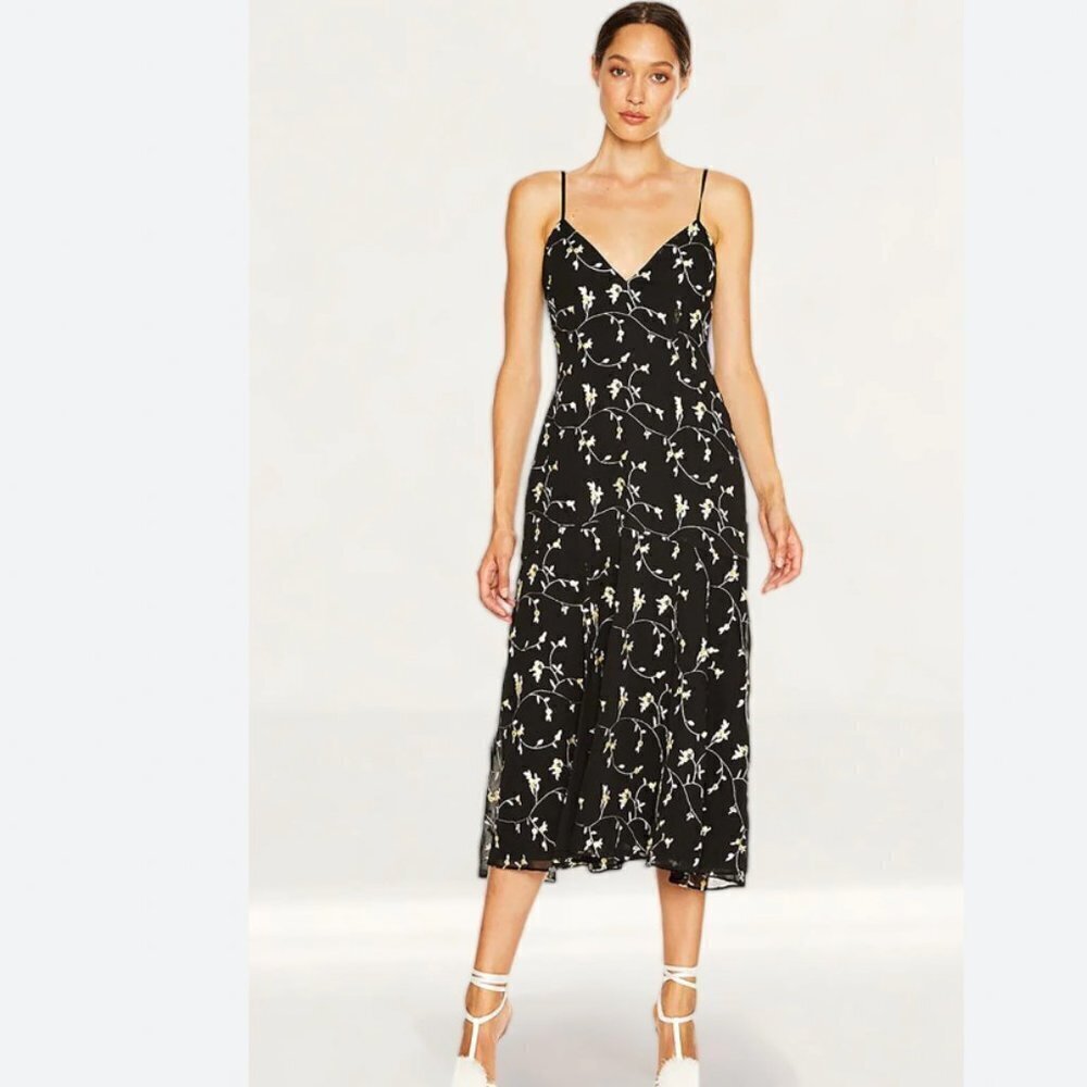 Maison talulah night spark midi dress